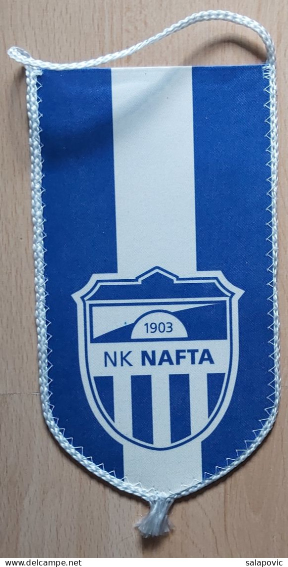 NK NAFTA Lendava - Slovenia  Football Club Soccer Fussball Calcio Futbol Futebol PENNANT, SPORTS FLAG ZS 3/9 - Kleding, Souvenirs & Andere