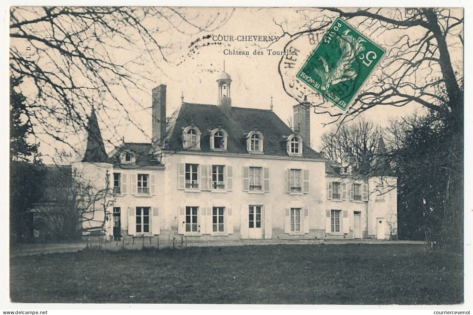 CPA - COUR-CHEVERNY (Loir Et Cher) - Château Des Tourelles - Cheverny