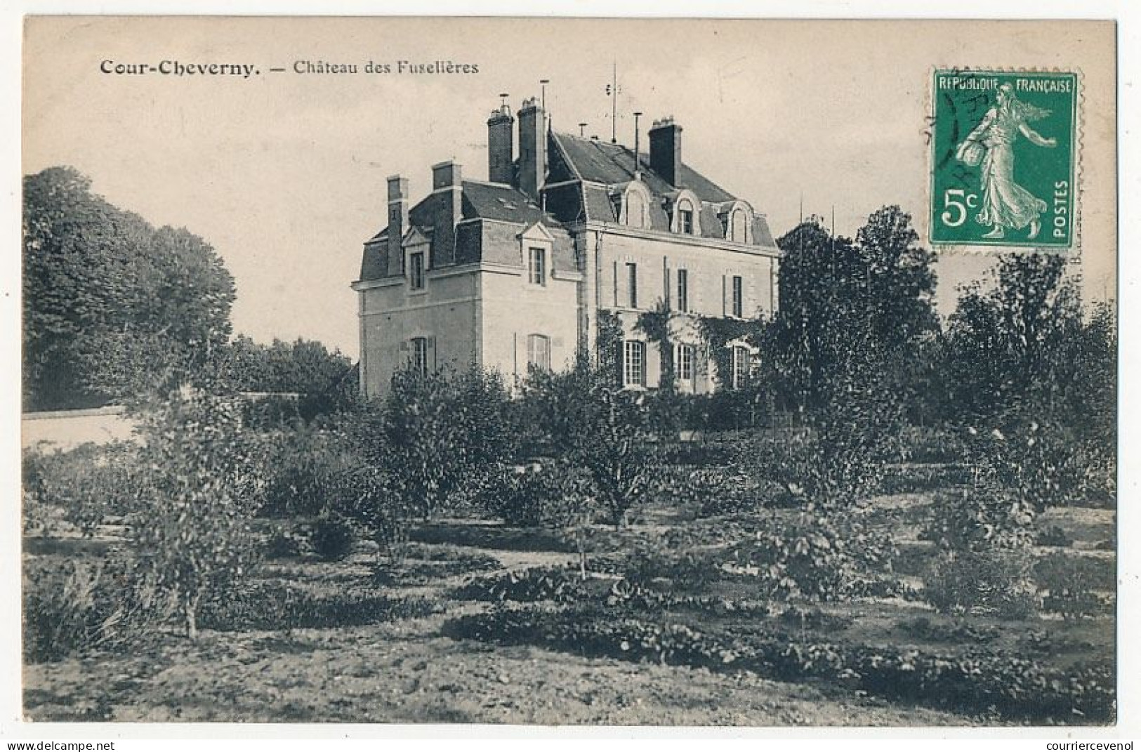 CPA - COUR-CHEVERNY (Loir Et Cher) - Château Des Fuselières - Cheverny