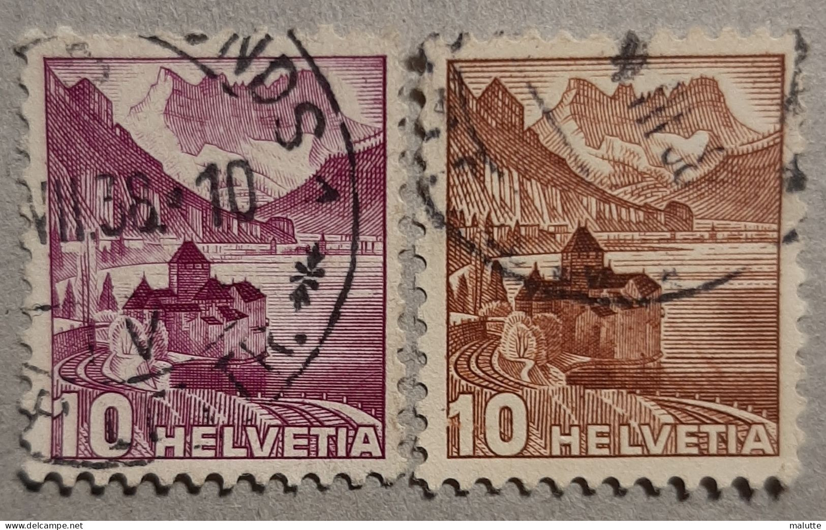 Suisse YT 291 Et 348 Oblitérés - Used Stamps