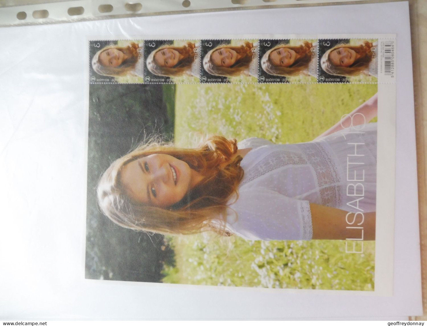 Belgique  F F  4894  Mnh Neuf ** / Belgie Feuille Blad ( Année 2019 ) Elisabeth 18 Ans - Non Classés