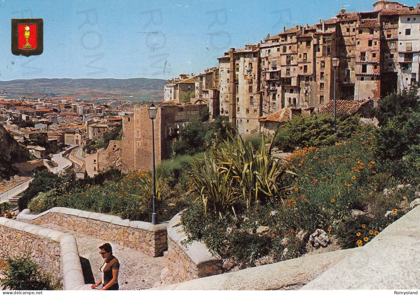 CARTOLINA  CUENCA,CASTILLA-LA MANCHA,SPAGNA-MIRADOR DE SAN MARTIN-VIAGGIATA 1980 - Cuenca