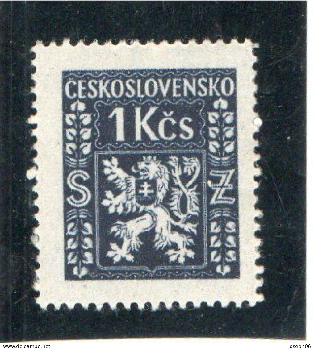 TCHECOSLOVAQUIE   1947  Service  Y.T. N° 8  à  15  Incomplet  NEUF** - Official Stamps