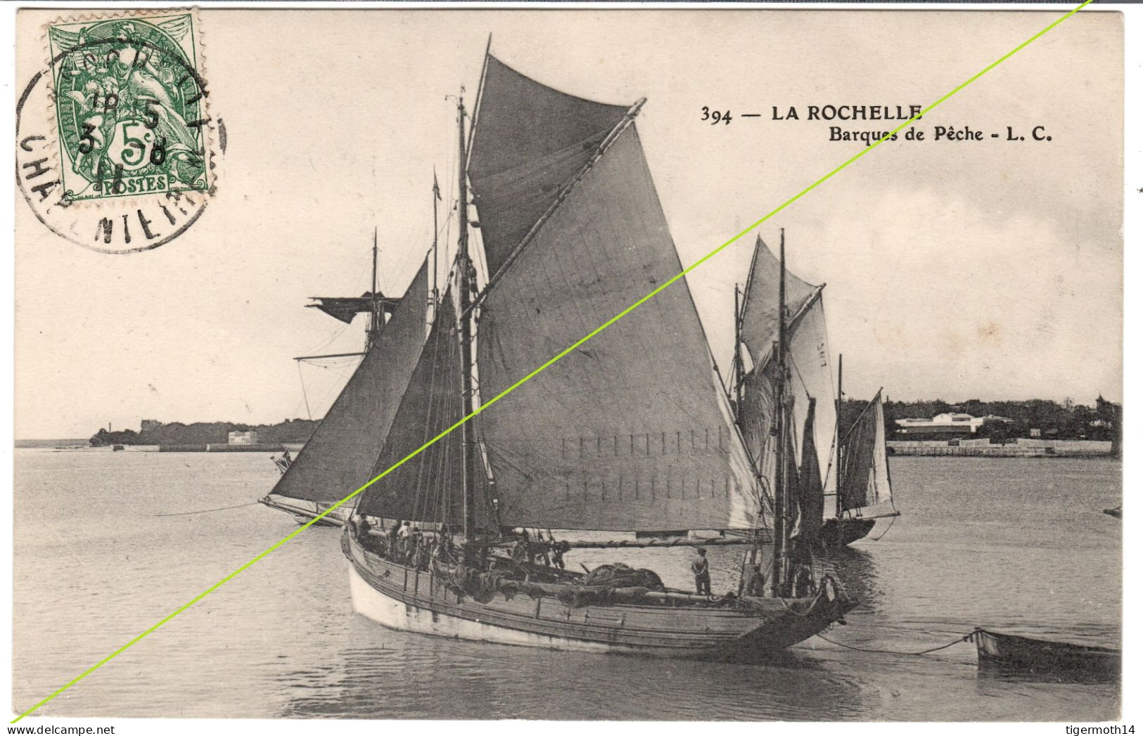 LA ROCHELLE - Barques De Pêche - L. C. 394 - Pêche