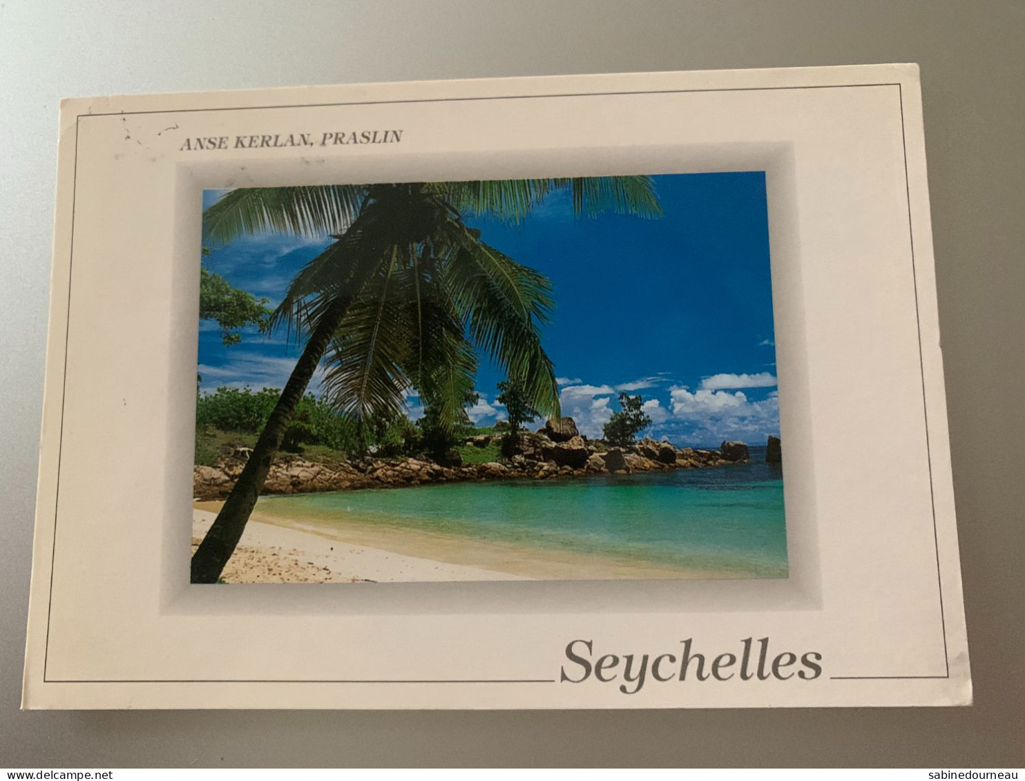 SEYCHELLES ANSE KERLAN PRASLIN PHOTO DINO SASSI PHOTO EDEN LDT CPM - Seychelles