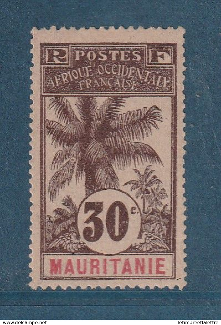 Mauritanie - YT N° 8 * - Neuf Avec Charnière - 1906 - Neufs