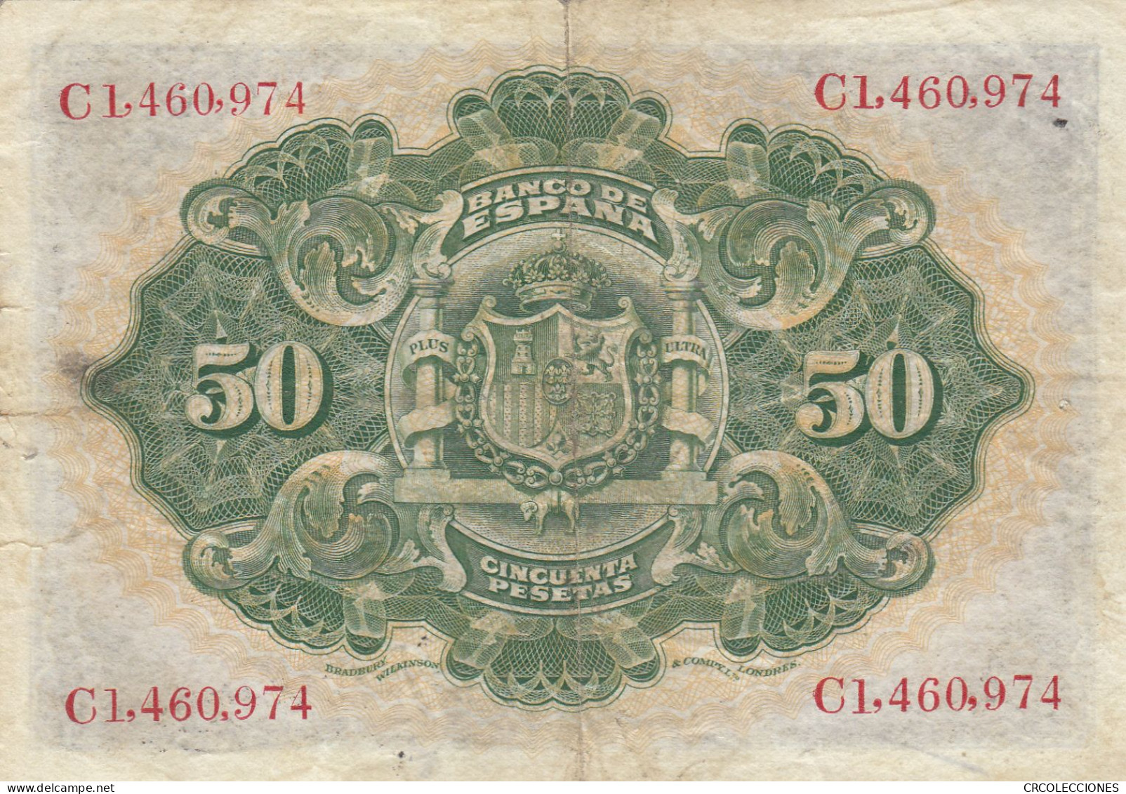 CRBS722 BILLETE ESPAÑA 50 PESETAS 1906 MBC - 50 Peseten