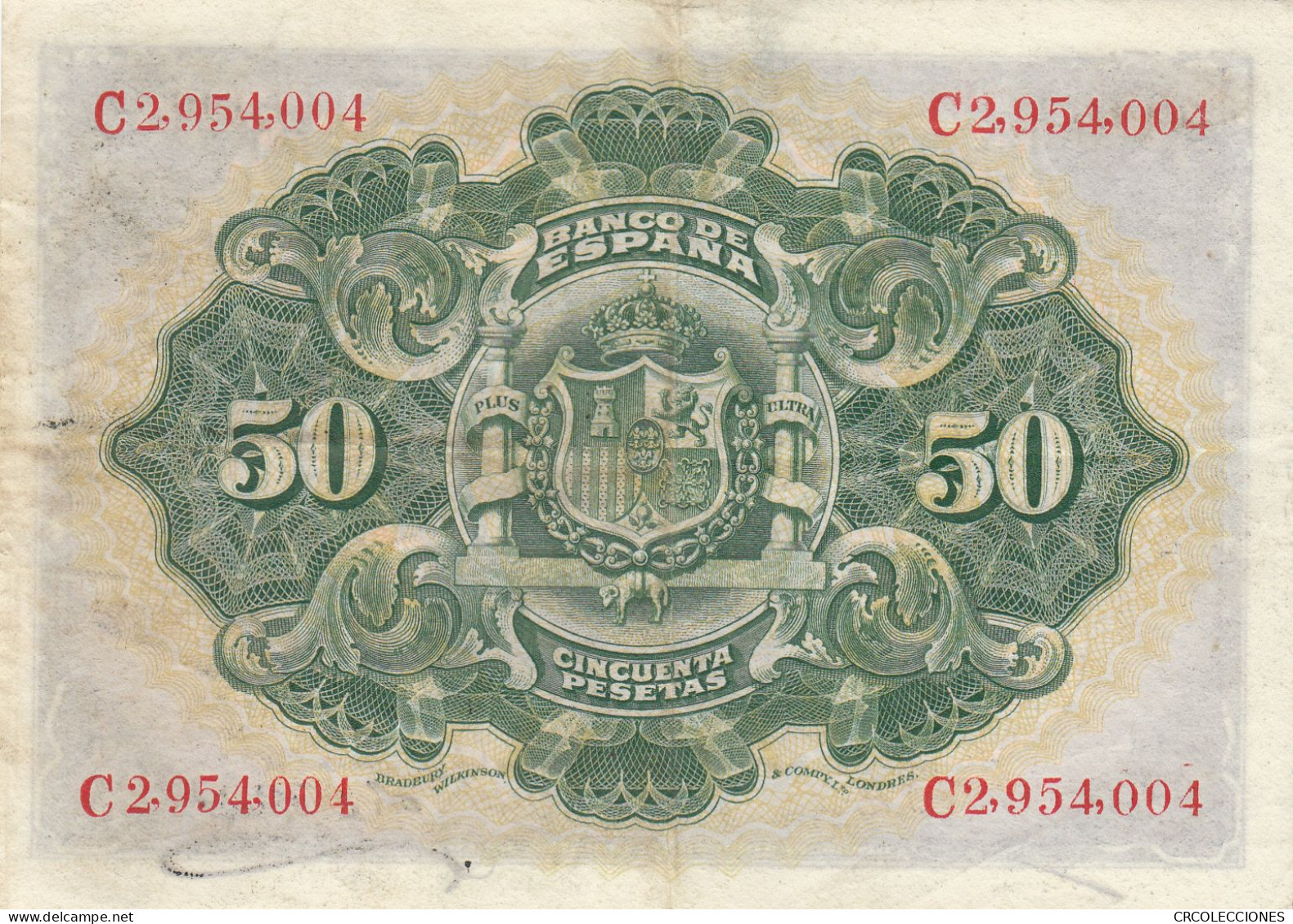 CRBS723 BILLETE ESPAÑA 50 PESETAS 1906 MBC+ - 50 Pesetas