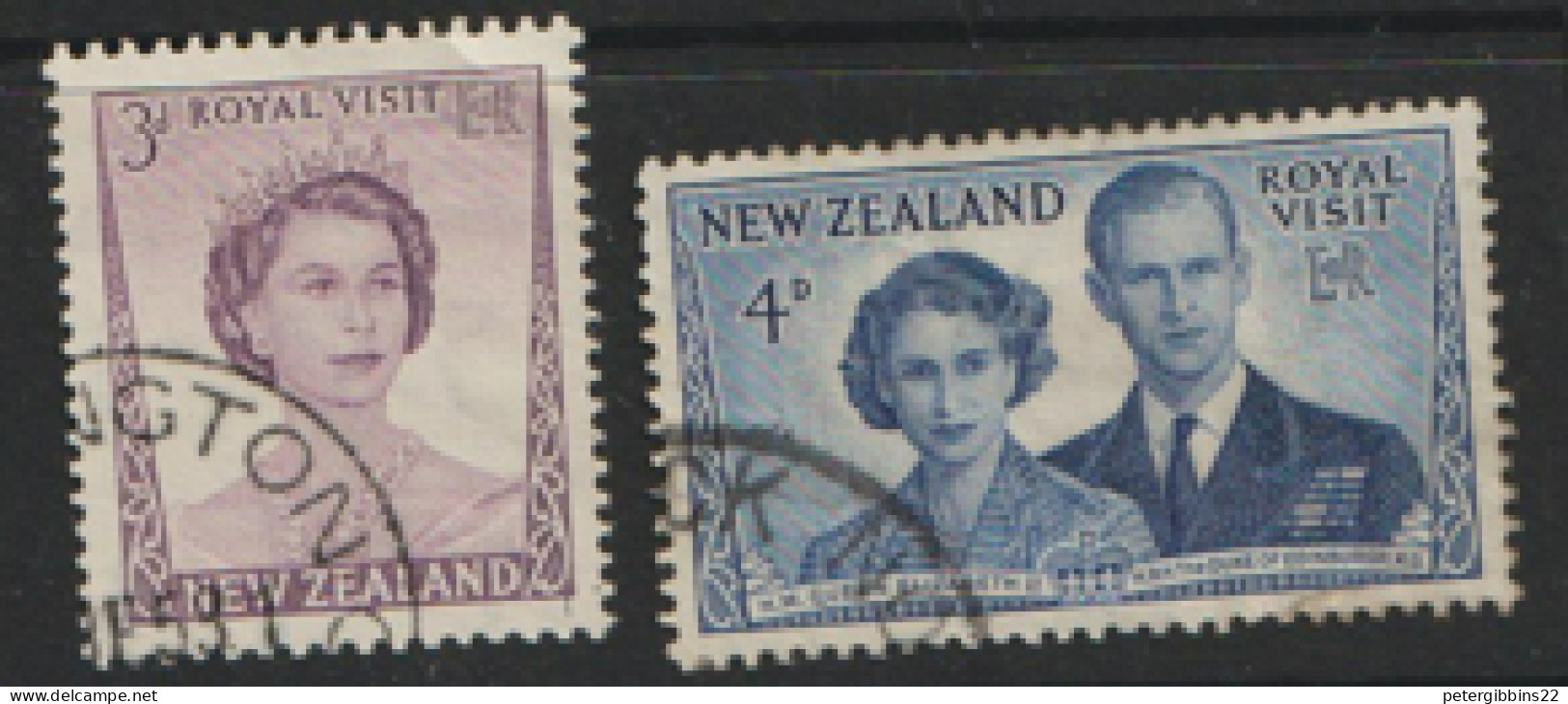 New Zealand   1953     SG 721-2 Royal Visit  Fine Used - Used Stamps