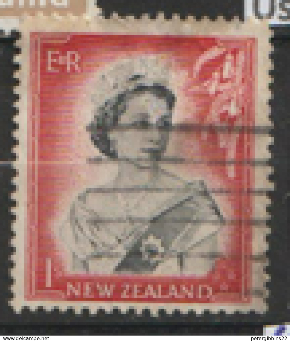 New Zealand   1953     SG 732b   1s  Die 11   Fine Used - Used Stamps