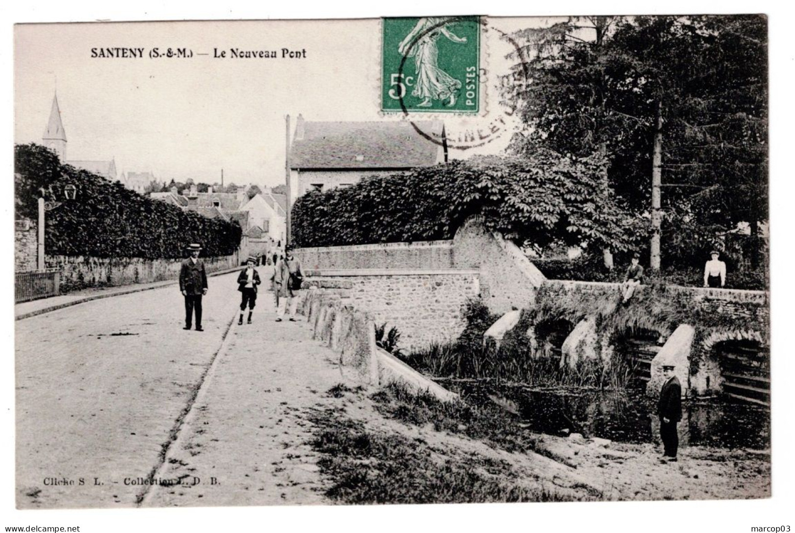 94 VAL DE MARNE SANTENY Le Nouveau Pont Plan Peu Courant - Santeny