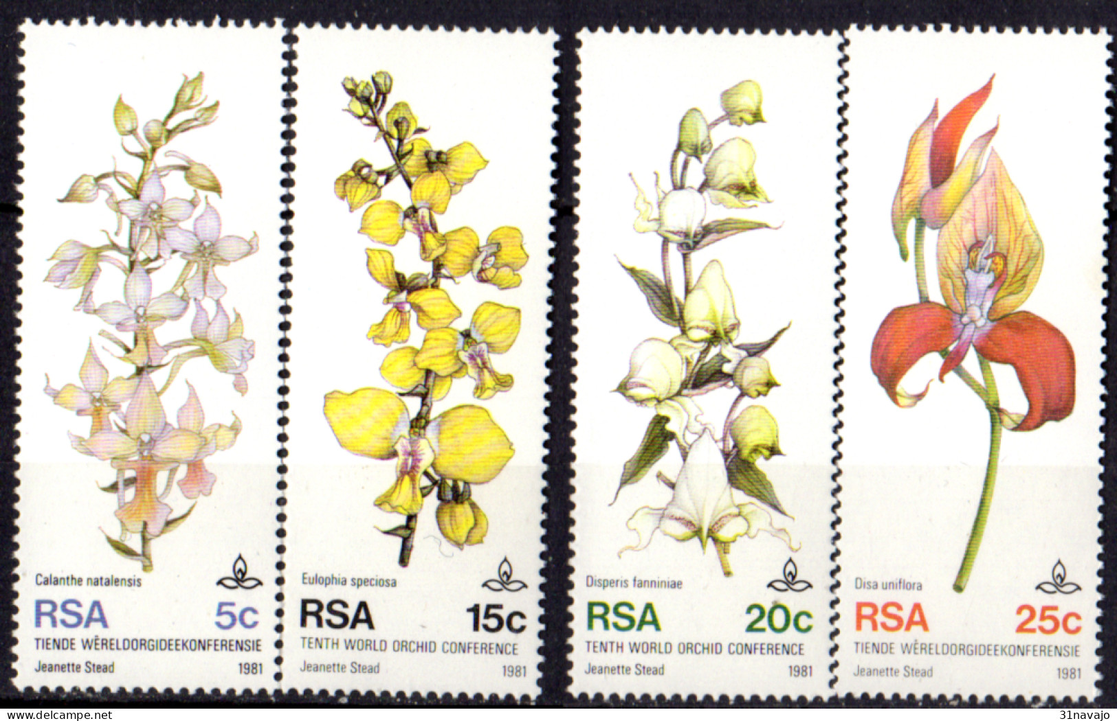 AFRIQUE DU SUD - Orchidées - Nuovi