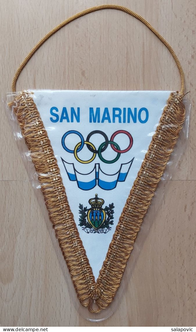 National Olympic Committee NOC San Marino PENNANT, SPORTS FLAG ZS 3/15 - Bekleidung, Souvenirs Und Sonstige