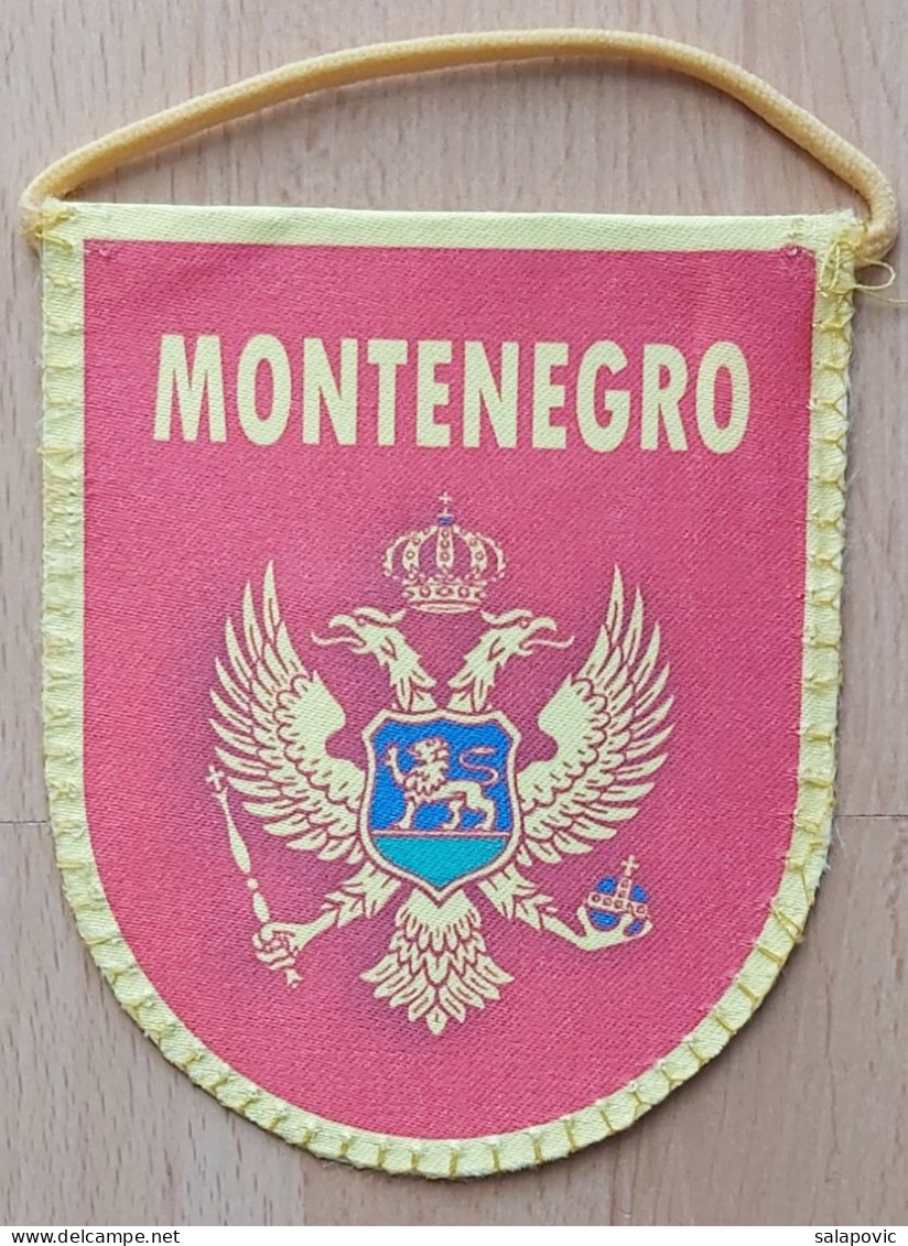 National Olympic Committee NOC Montenegro PENNANT, SPORTS FLAG ZS 3/15 - Kleding, Souvenirs & Andere