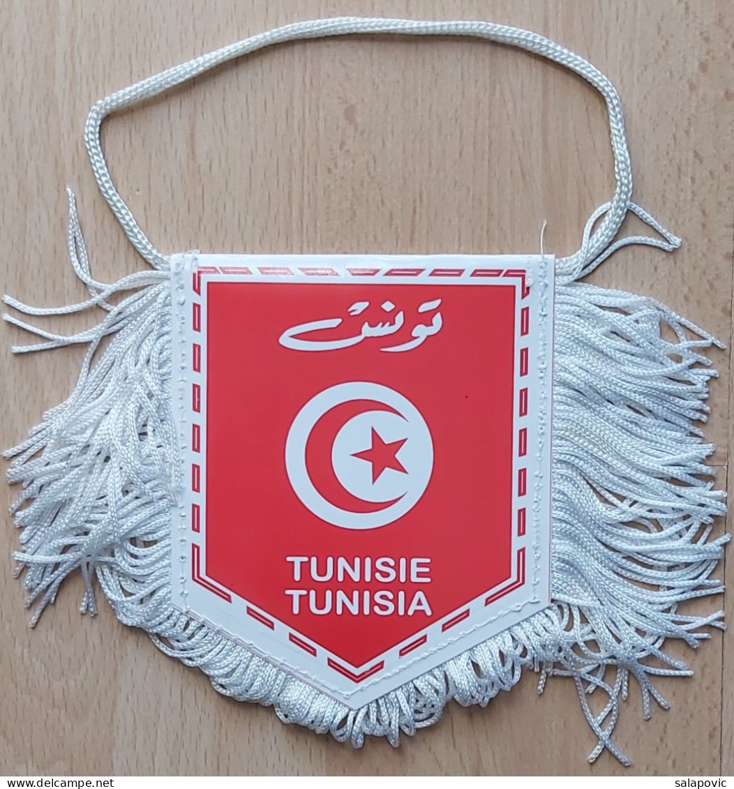 National Olympic Committee NOC Tunisie - Tunisia PENNANT, SPORTS FLAG ZS 3/15 - Bekleidung, Souvenirs Und Sonstige