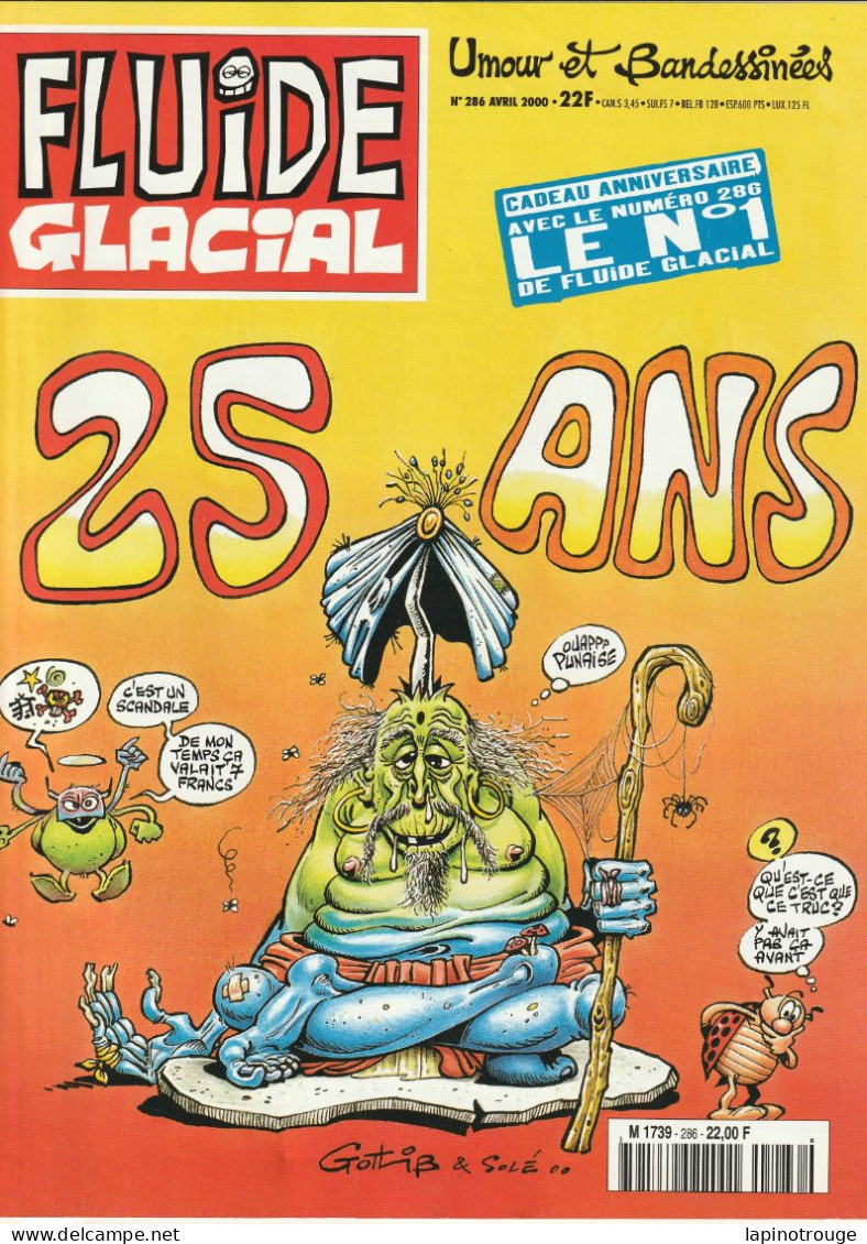 Fluide Glacial N°286 De 2000  Coyote Lelong Edika Larcenet Gotlib.... - Fluide Glacial