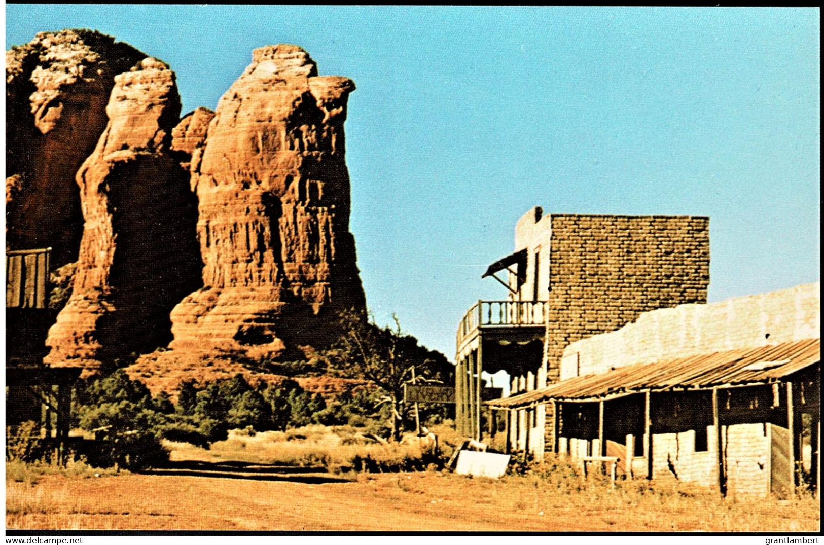 Movie Street, West Sedona, Arizona - With Message - Sedona