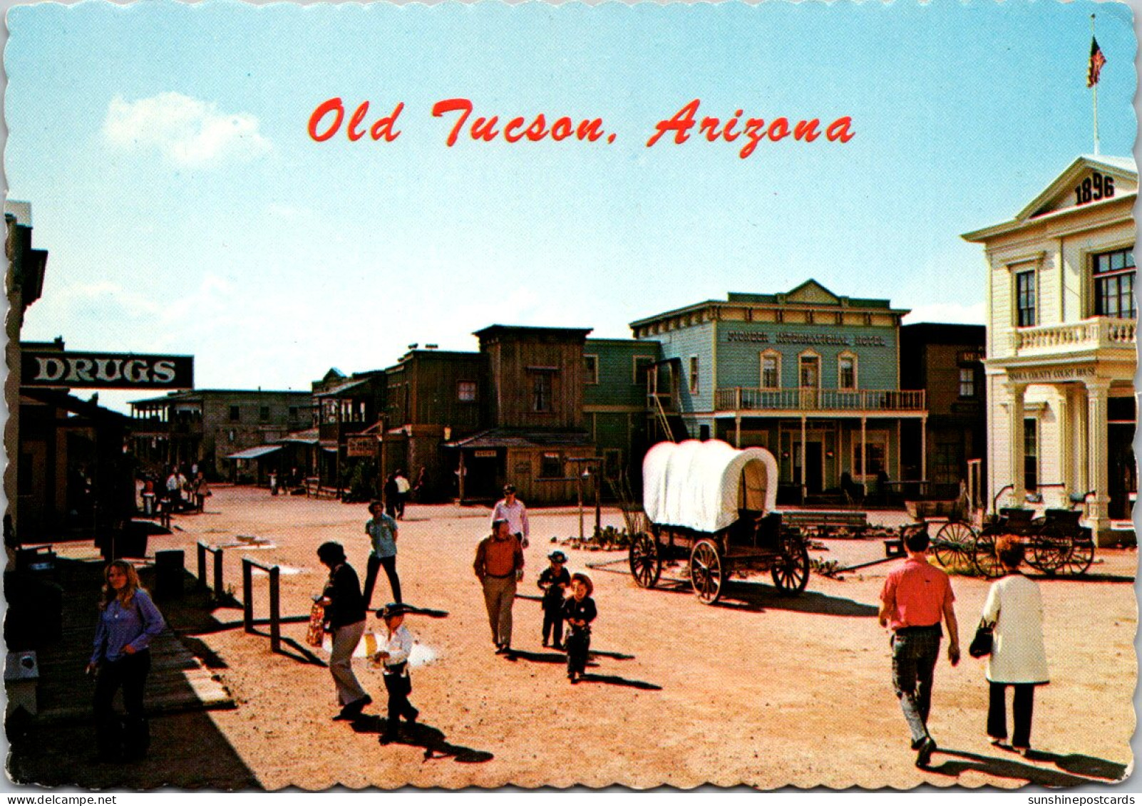 Arizona Old Tucson Famous Movie Set Street Scene - Tucson
