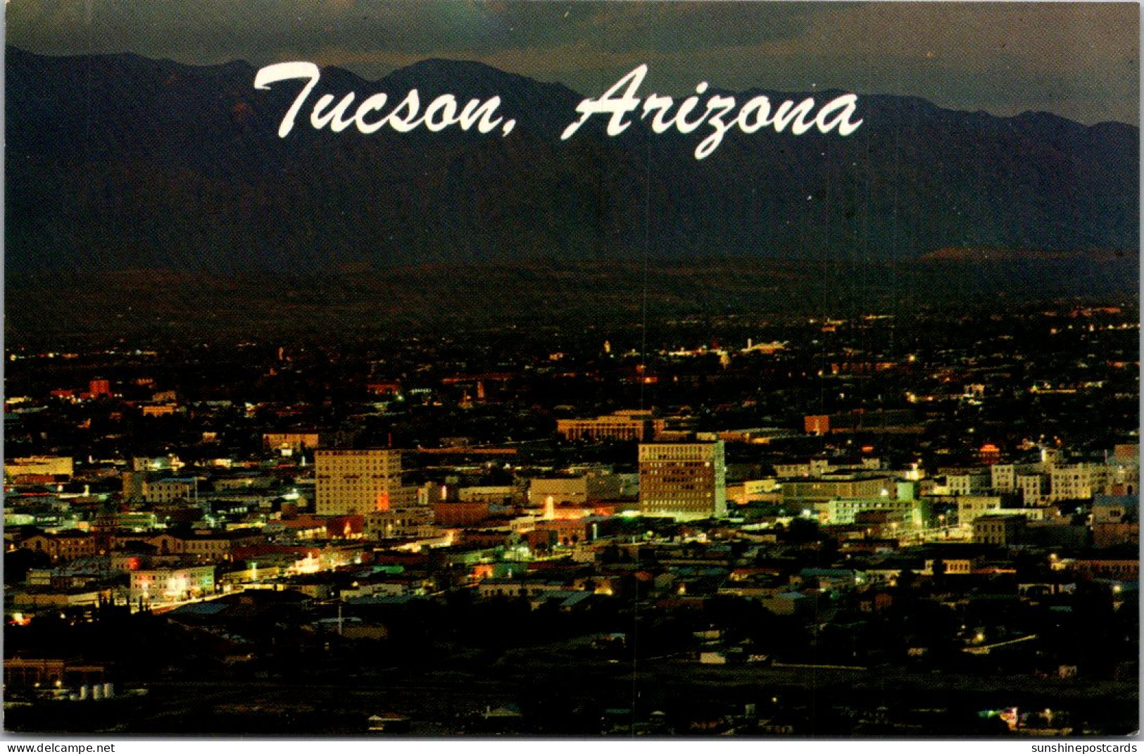 Arizona Tucson View At Night - Tucson