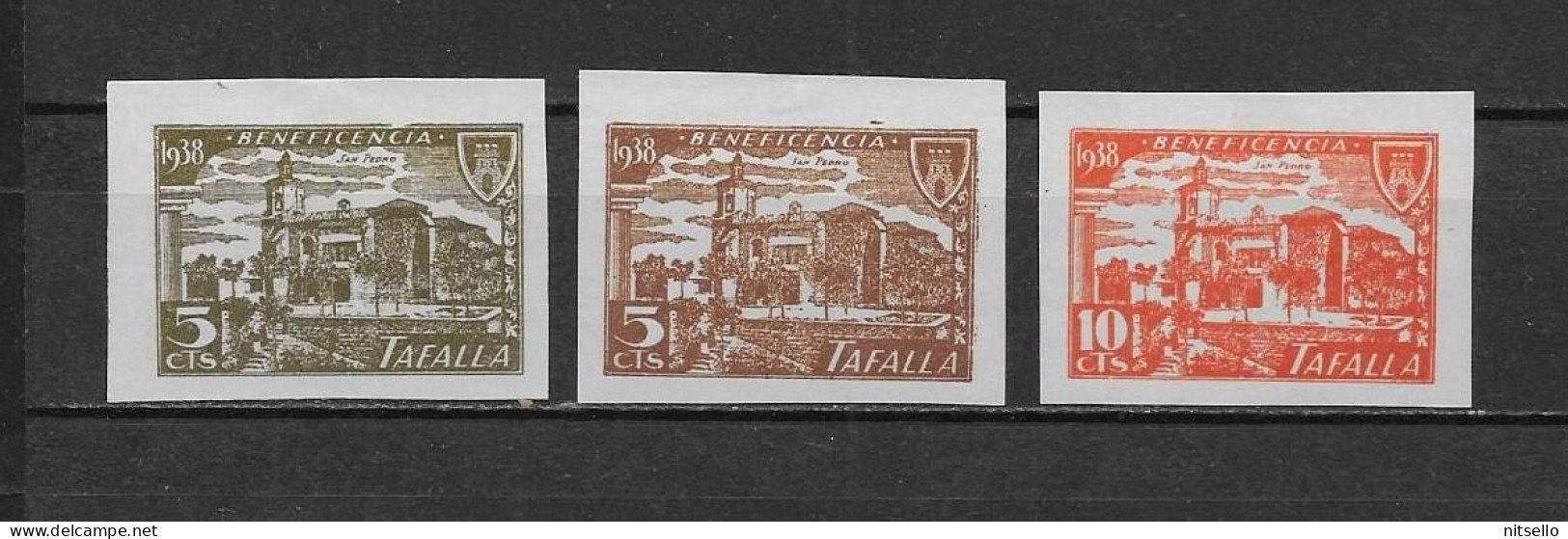 LOTE 2112D /// (SC400) TAFALLA (NAVARRA) * MH  SIN DENTAR - Nationalist Issues