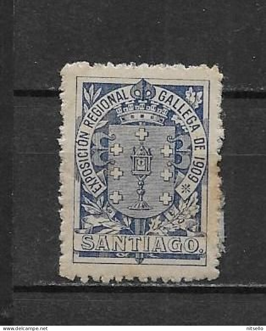 LOTE 2112D /// (SC090) GUERRA CIVIL  SANTIAGO DE COMPOSTELA * MH - Emissioni Nazionaliste