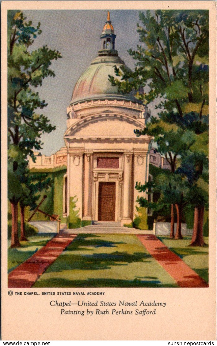 Maryland Annapolis U S Naval Academy The Academy Painting By Ruth Perkins Safford - Annapolis – Naval Academy