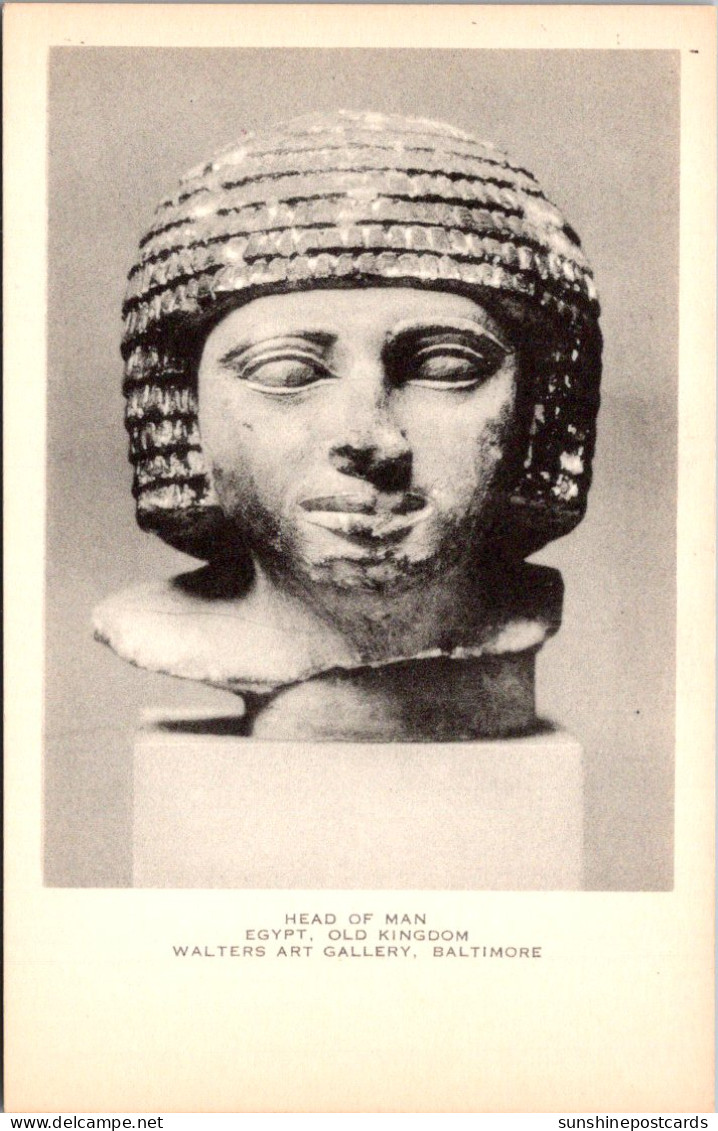 Maryland Baltimore Walters Art Gallery Head Of Man Egypt Old Kingdom - Baltimore