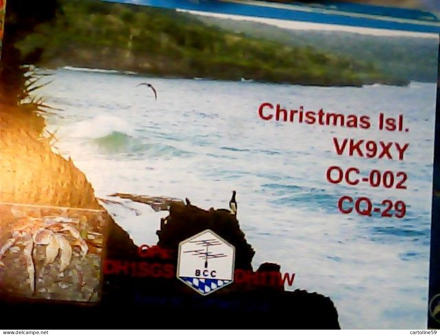 QSL CARD CHRISTMAS ISLAND   2000 JH9701 - Isole Christmas