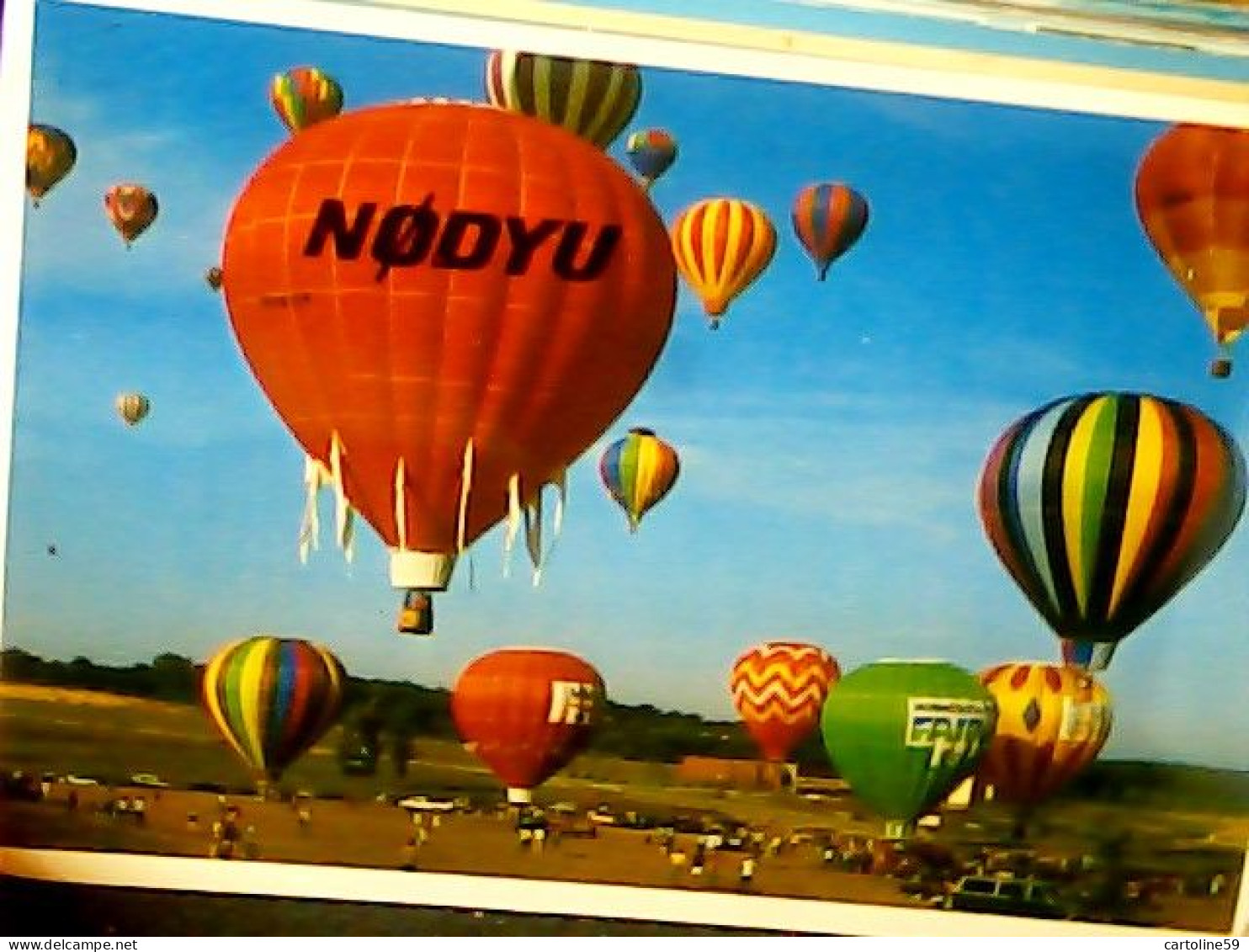 QSL CARD MINNEAPOLIS BALLOON MONGOLFIERE SUMMERS  FESTIVAL    1985 JH9705 - Minneapolis