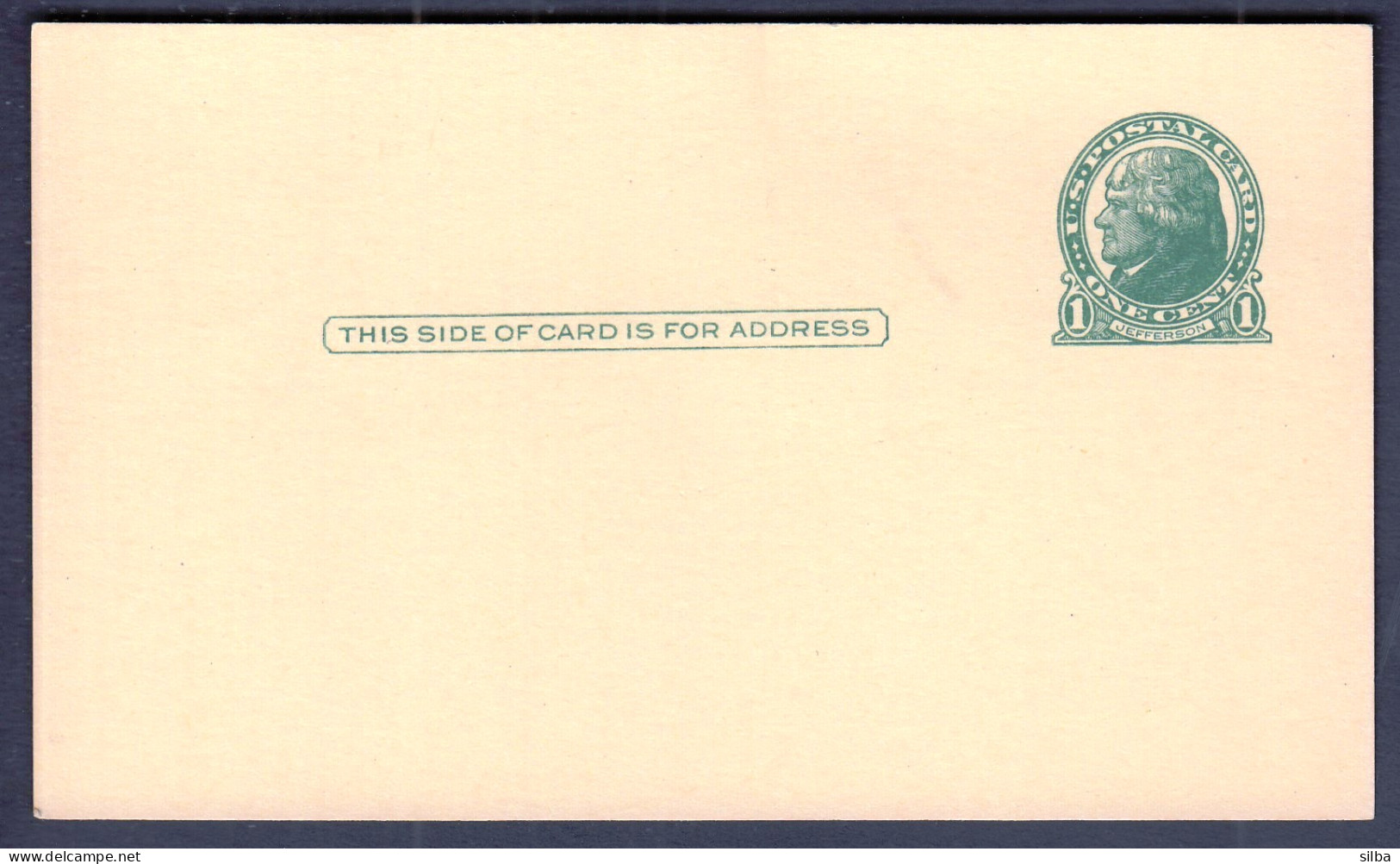 USA United States 1914 / Thomas Jefferson, 3rd U.S. President / Card, Postal Stationery 1 C / Mint, Unused - 1901-20