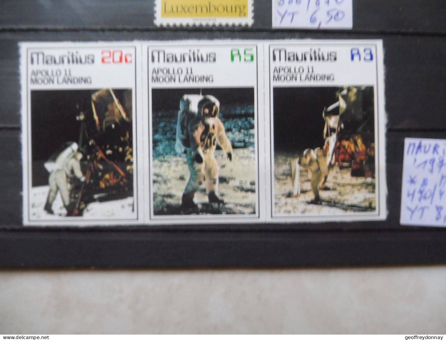 Mauritius Maurice 490/492  Neuve ** Mnh Espace Space Apollo 11 Parfait Perfect 1979 - Andere & Zonder Classificatie