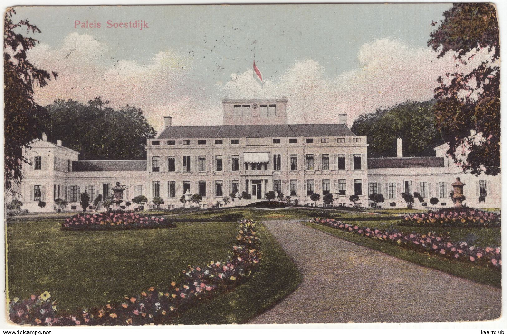 Paleis Soestdijk - (Utrecht, Nederland/Holland) - 1909 - Uitg.: A.B. Oerlemans, Baarn - Soestdijk