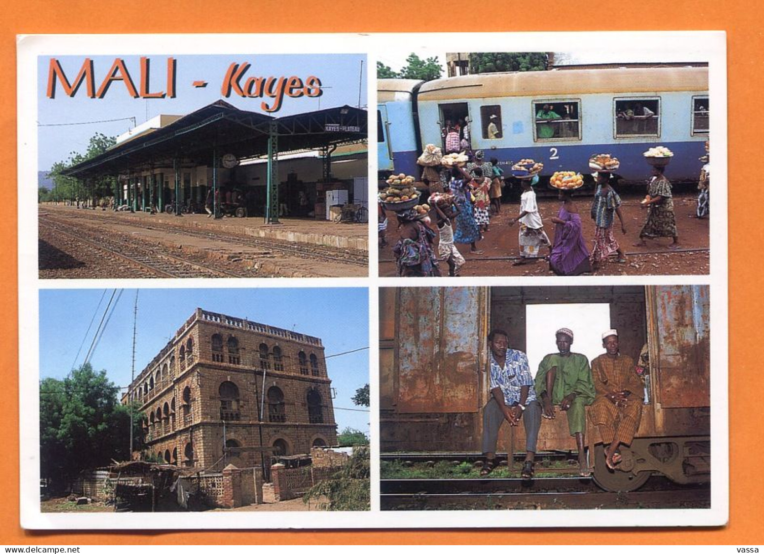 MALI - Kayes -  Station Des Trains - Chemin De Fer - 4 Vues -railway Station & Train - Mali