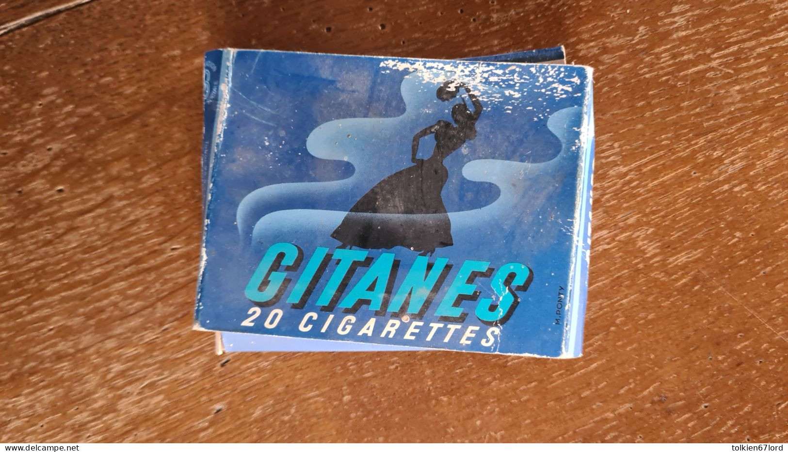 GITANES Boîte étui 20 Cigarettes - Sigarettenkokers (leeg)