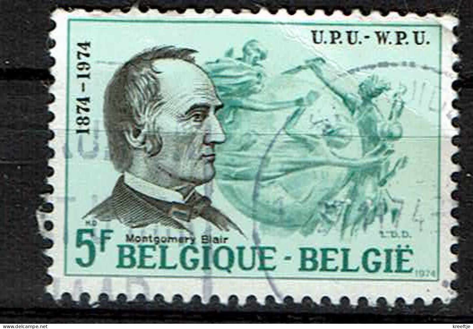 België Belgique Belgium Belgien 5F Montgomery Blair Uit 1974 (OBP 1729 ) - Otros & Sin Clasificación