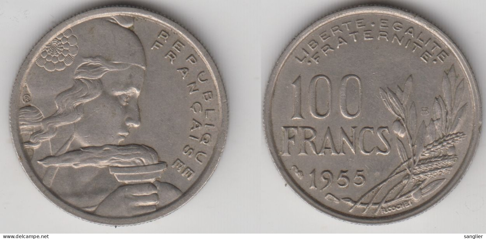 100 FRS 1955 B -- TTB - 100 Francs