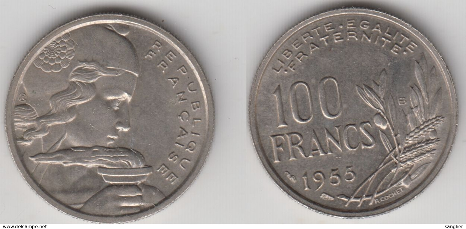 100 FRS 1955 B -- SUP - 100 Francs
