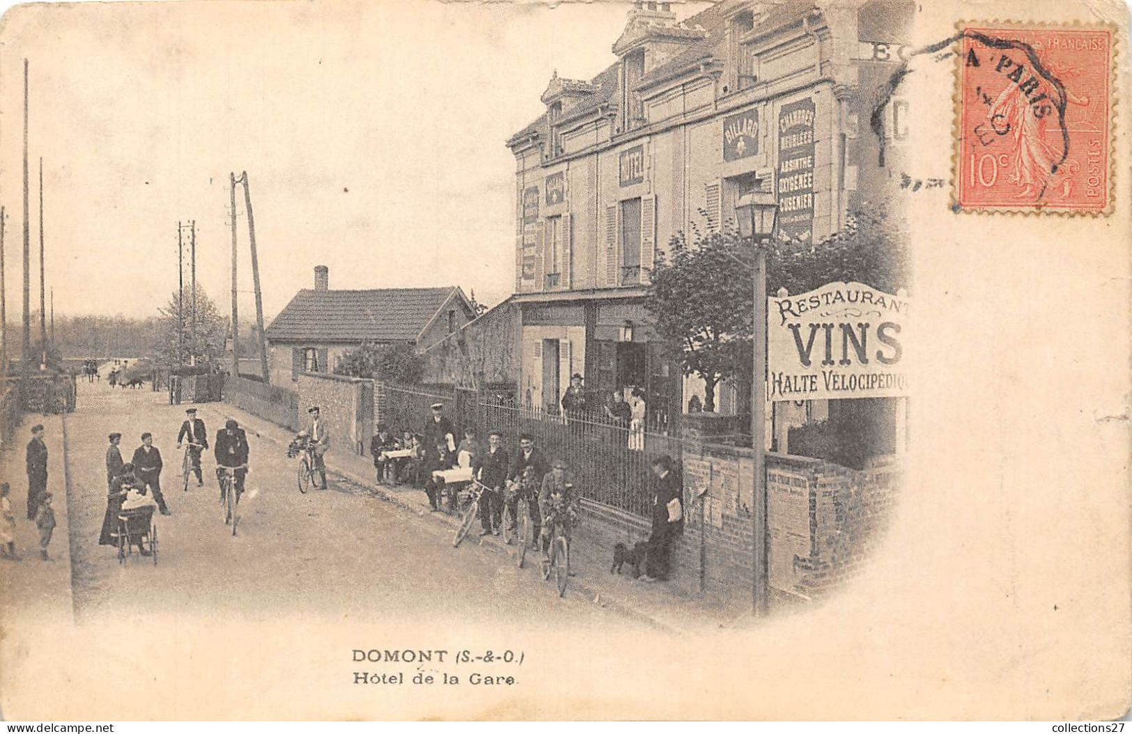 95-DOMONT- HÔTEL DE LA GARE - Domont