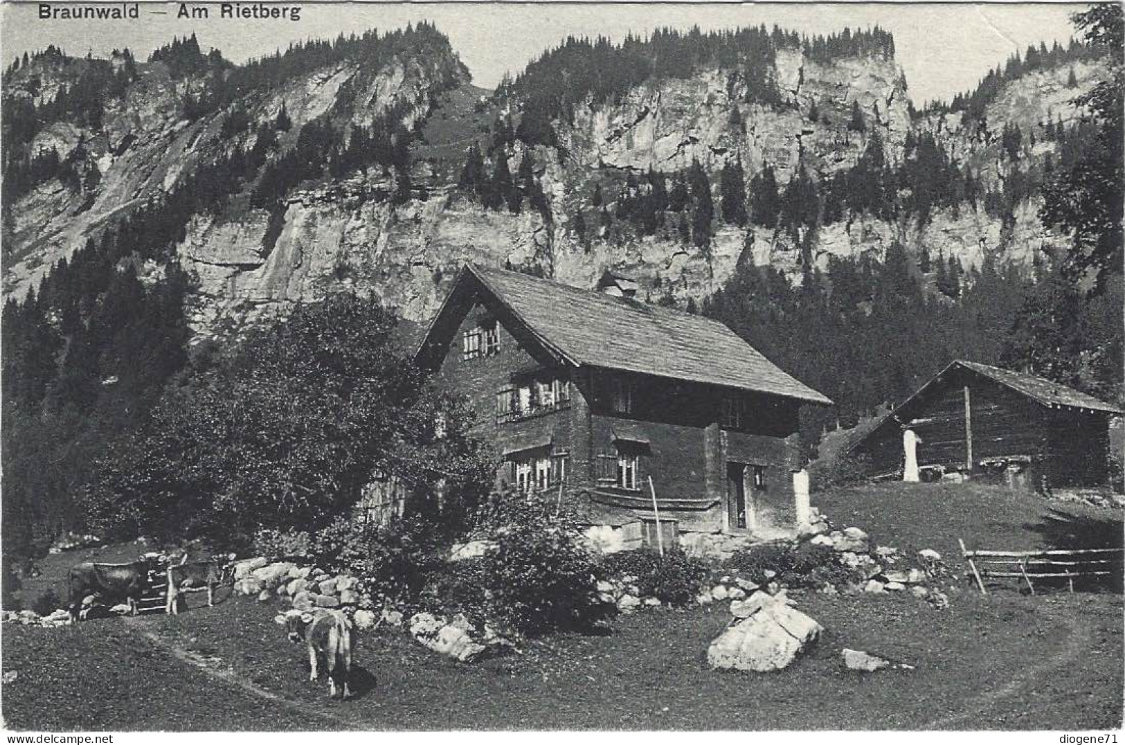 Braunwald Am Rietberg 1909 - Braunwald