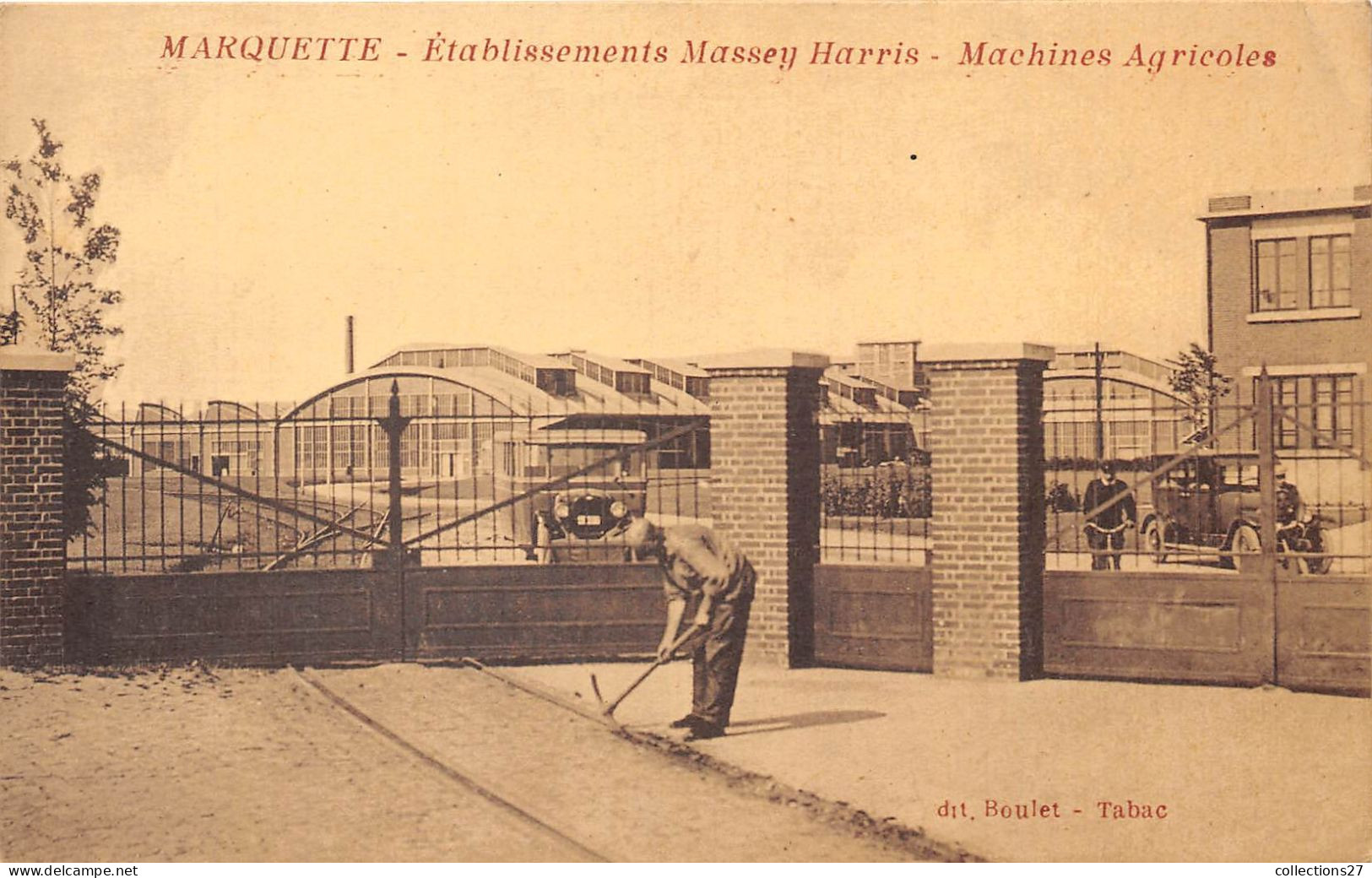 59-MARQUETTE- ETABLISSEMENT MASSEY HARRIS- MACHINES AGRICOLES - Sonstige & Ohne Zuordnung