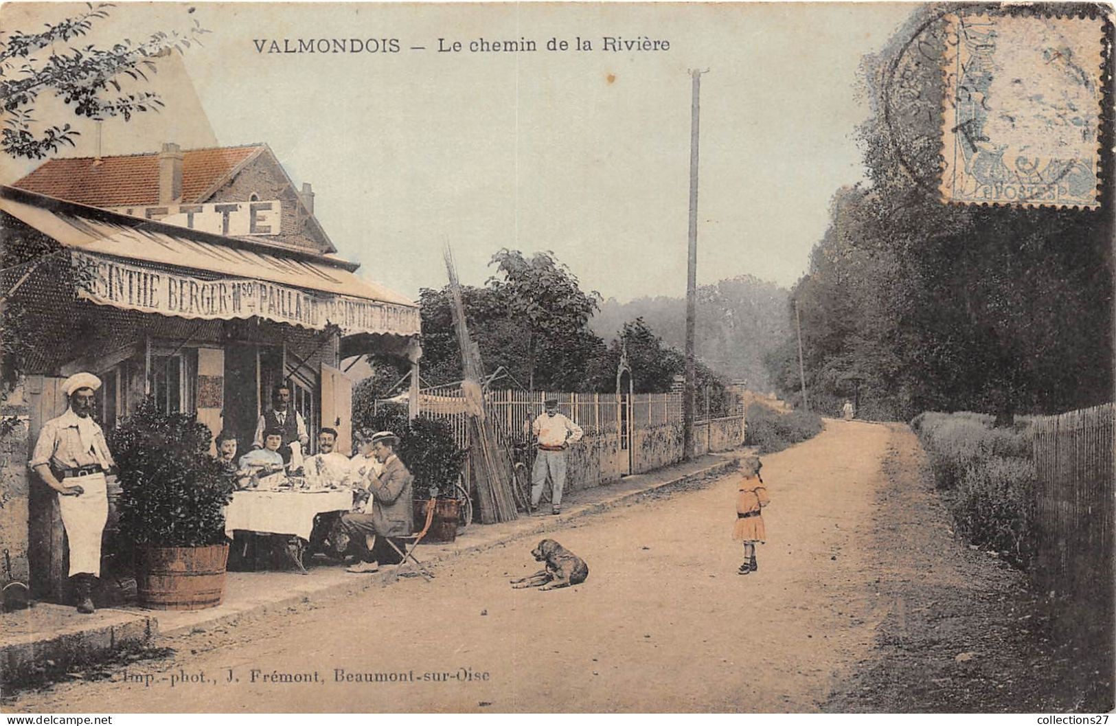 95-VALMONDOIS- LE CHEMIN DE LA RIVIERE - Valmondois