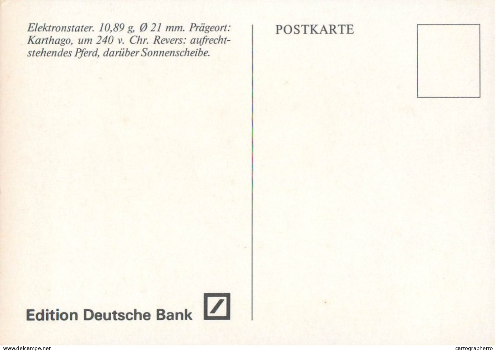 Postcard Coins Germany Elektronstater Sonnenscheibe - Münzen (Abb.)