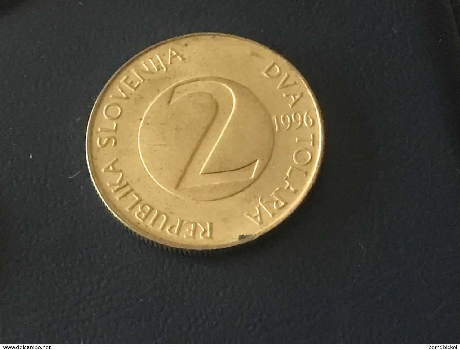 Münze Münzen Umlaufmünze Slowenien 2 Tolar 1996 - Eslovenia