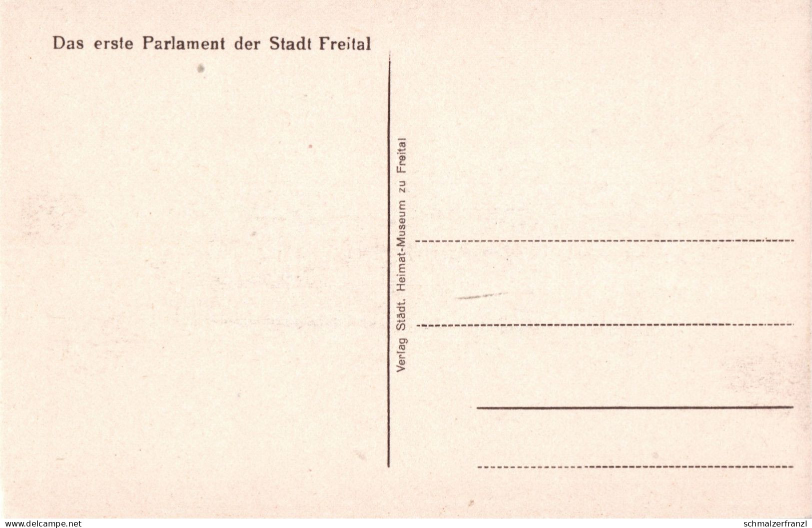 AK Stadt Freital Das Erste Parlament Politik Rathaus Koch Chemnitzer Thüngethal Fleischer Rauthe Schuhmann A Dresden - Freital