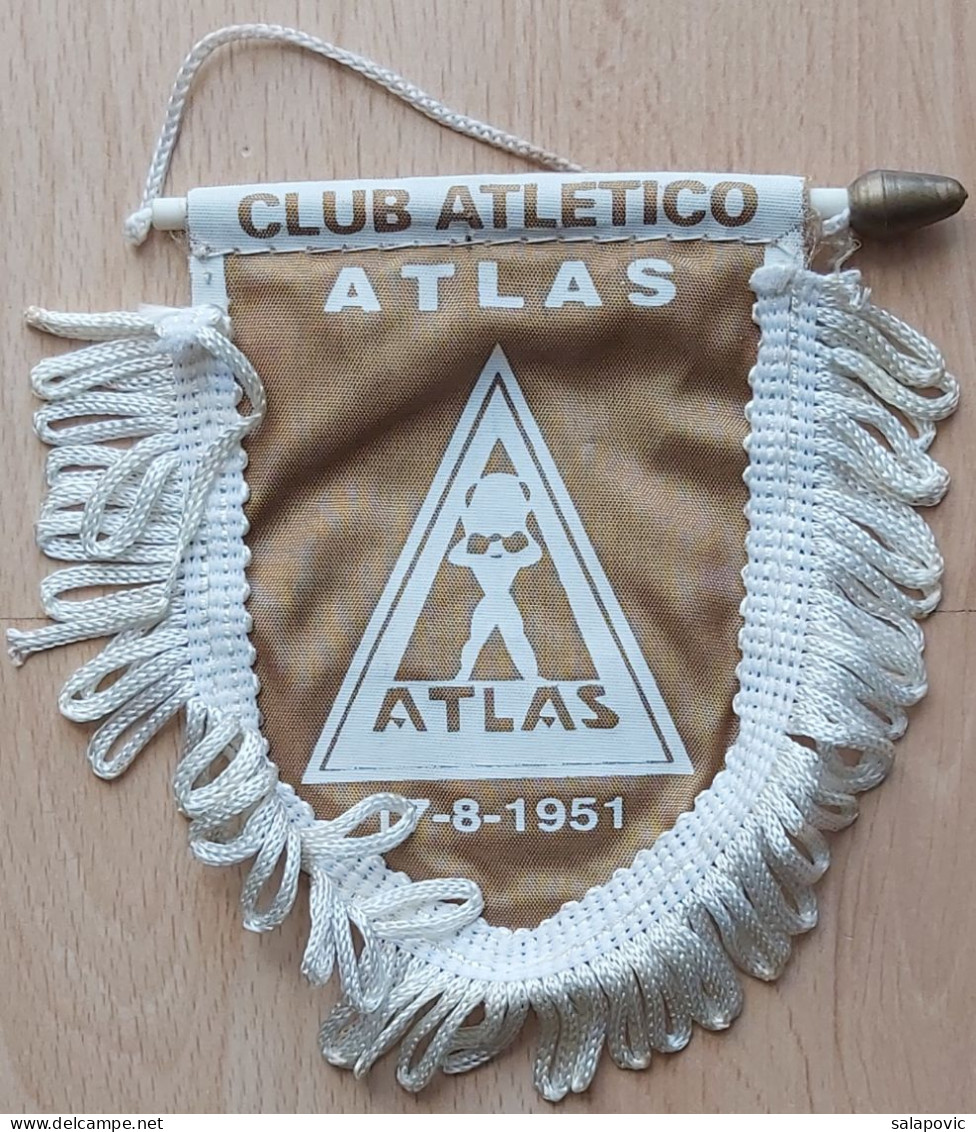 Club Atlético Atlas Argentina Football Club Soccer Fussball Calcio Futbol Futebol PENNANT, SPORTS FLAG ZS 3/10 - Bekleidung, Souvenirs Und Sonstige