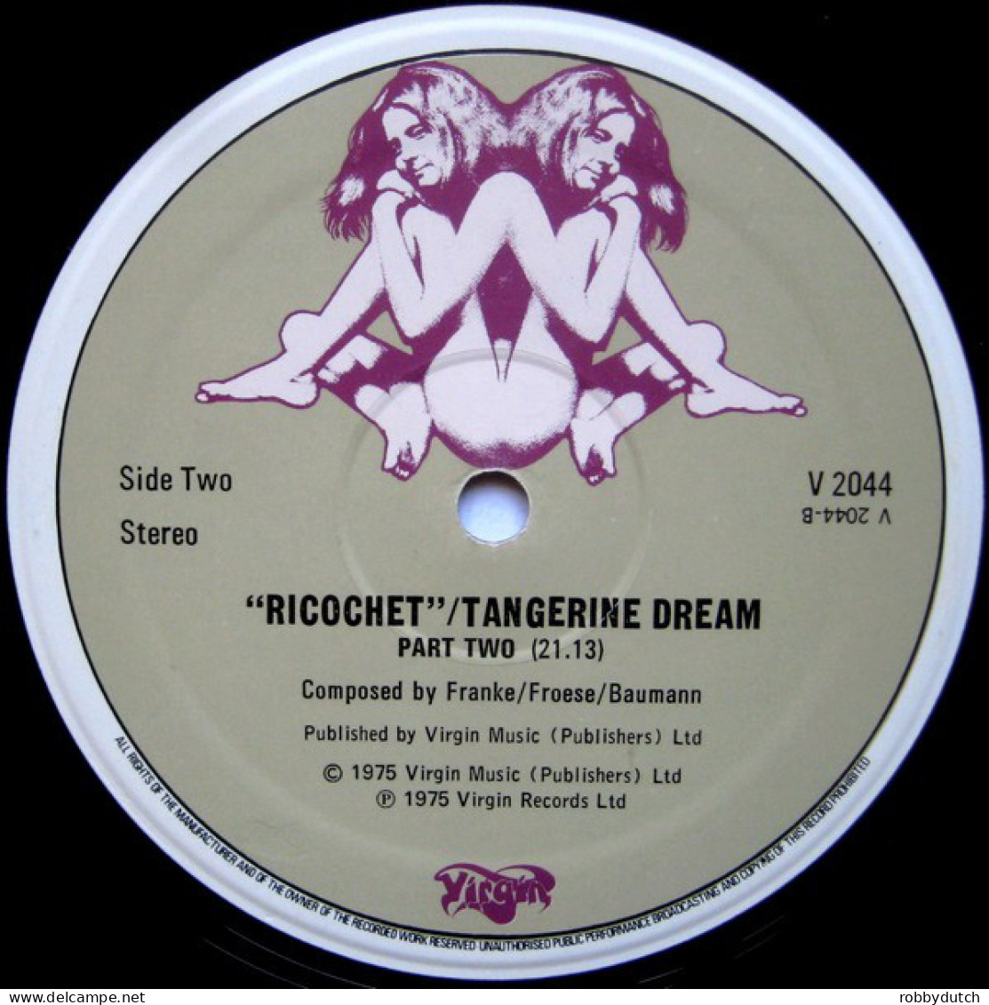 * LP *  TANGERINE DREAM - RICOCHET (England 1975 EX!!) - Nueva Era (New Age)