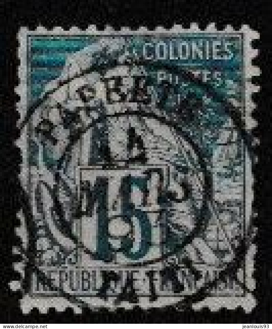 TAHITI - 51 EMISSIONS GENERALES CACHET PAPEETE 1893 COTE 60 EUR - Usati