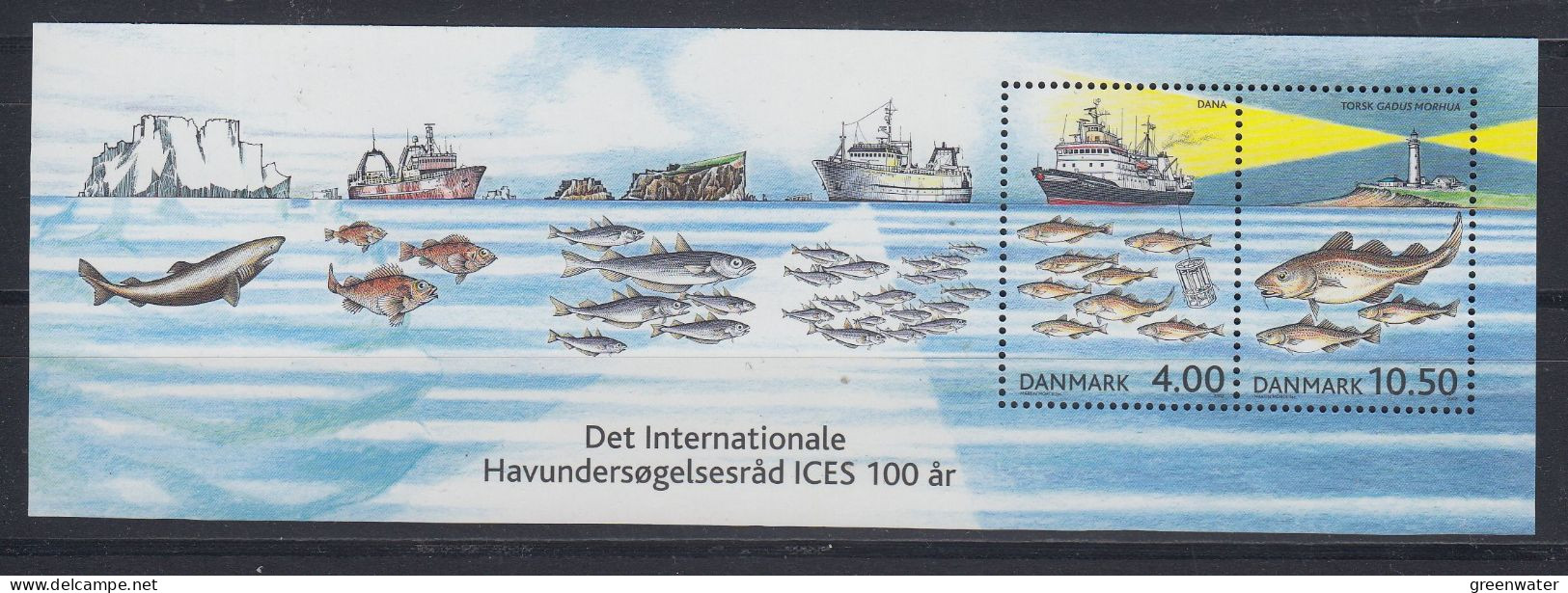 Denmark 100Y ICES M/s ** Mnh (58474) - Blokken & Velletjes