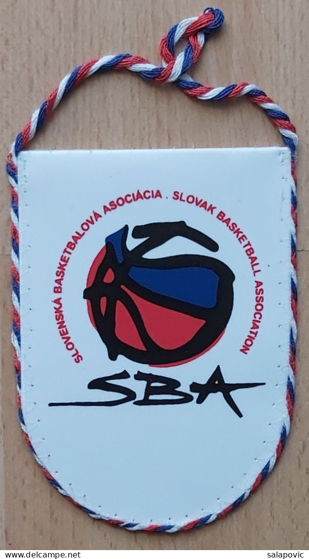 Slovak Basketball Federation Association Slovakia PENNANT, SPORTS FLAG ZS 3/11 - Uniformes, Recordatorios & Misc