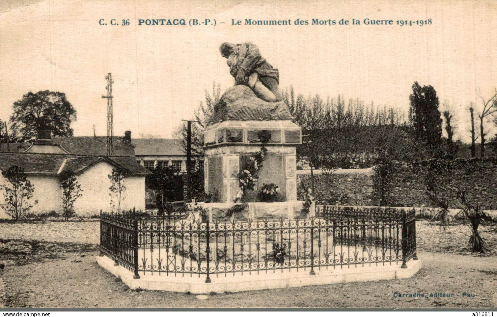 64 - PONTACQ - LE MONUMENT DES MORTS DE LA GUERRE 1914/18 - Pontacq